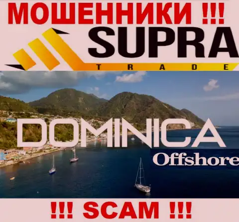 Организация Supra Trade похищает вложения наивных людей, зарегистрировавшись в офшорной зоне - Dominica
