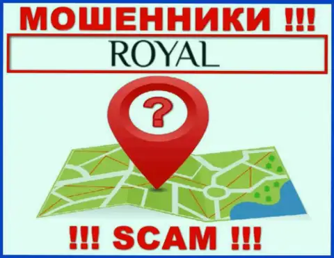 Чтоб спрятаться от оставленных без денег клиентов, в организации Royal ACS информацию относительно юрисдикции прячут