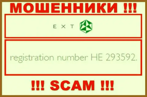 Номер регистрации Экзант - HE 293592 от утраты финансовых активов не убережет