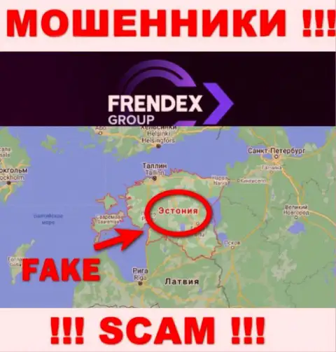 На сайте FrendeX вся инфа относительно юрисдикции ложная - очевидно мошенники !