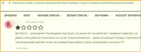 Обманщики из организации Bitzlato обули своего клиента, присвоив все его кровные (объективный отзыв)