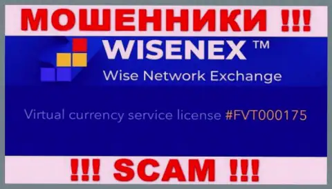 Будьте очень осторожны, зная лицензию на осуществление деятельности WisenEx Com с их онлайн-сервиса, избежать надувательства не выйдет - это МОШЕННИКИ !!!