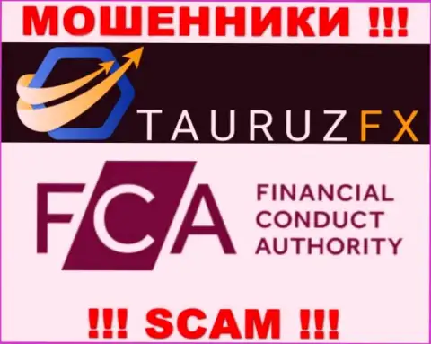 На сервисе ТаурузФХ имеется информация о их жульническом регуляторе - FCA