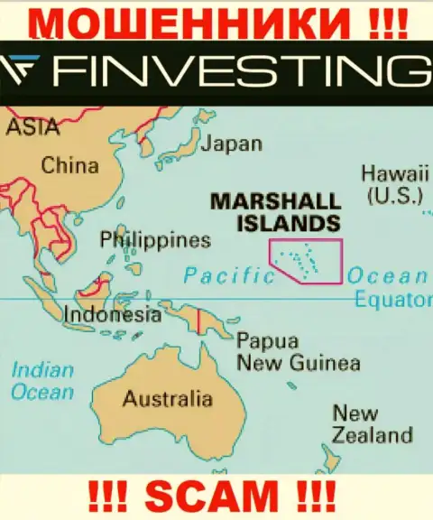 Marshall Islands - это официальное место регистрации конторы Finvestings