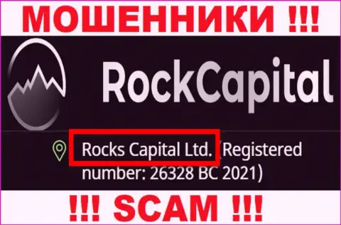 Rocks Capital Ltd - эта компания владеет мошенниками Rocks Capital Ltd
