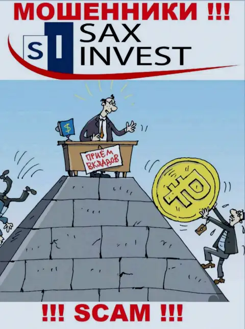 SaxInvest не внушает доверия, Инвестиции это то, чем заняты указанные мошенники