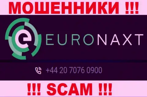 С какого номера телефона Вас будут обманывать звонари из конторы EuroNaxt Com неведомо, будьте крайне внимательны