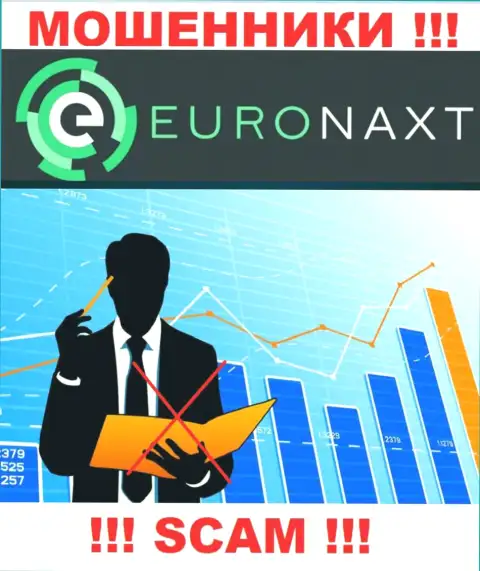 Махинаторы Euronaxt LTD свободно мошенничают - у них нет ни лицензии ни регулятора