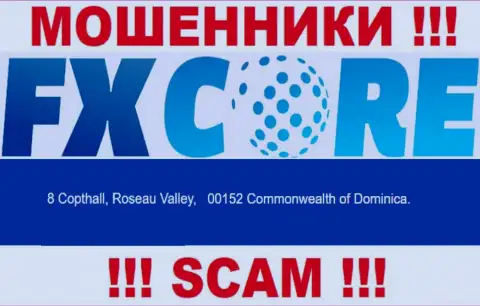 Изучив интернет-сервис ФИкс Кор Трейд можно заметить, что находятся они в офшоре: 8 Copthall, Roseau Valley, 00152 Commonwealth of Dominica - это МОШЕННИКИ !
