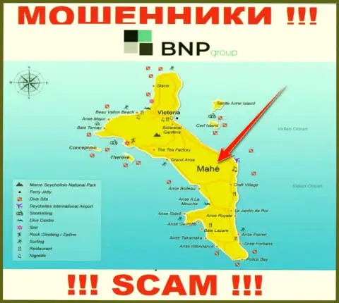 BNP-Ltd Net пустили свои корни на территории - Mahe, Seychelles, остерегайтесь совместной работы с ними