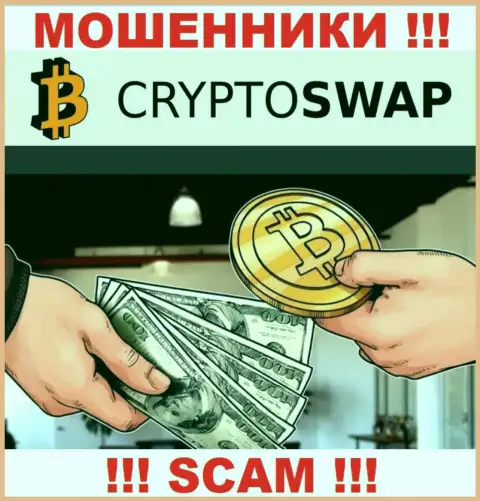 Не надо доверять Crypto Swap Net, оказывающим услуги в области Крипто обменник