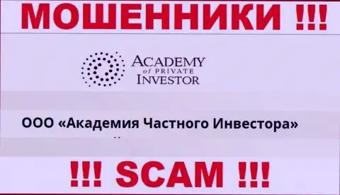 ООО Академия Частного Инвестора - это начальство компании Academy of Private Investor
