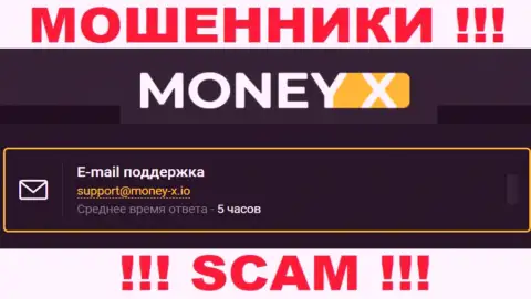 Не надо связываться с мошенниками Money X через их адрес электронного ящика, представленный у них на сайте - облапошат
