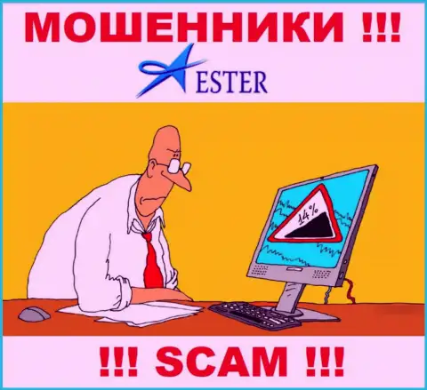 Абсолютно все, что прозвучит из уст internet-мошенников Ester Holdings Inc - это стопроцентно ложь, будьте крайне бдительны