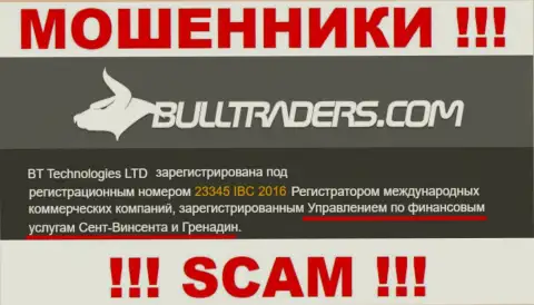 FSA - это регулятор: мошенник, который крышует незаконные проделки Bull Traders