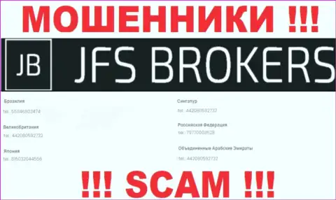 Вы рискуете стать еще одной жертвой неправомерных действий JFS Brokers, будьте осторожны, могут звонить с разных номеров