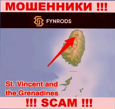 FynrodsInvestmentsCorp - это ШУЛЕРА, которые юридически зарегистрированы на территории - Saint Vincent and the Grenadines