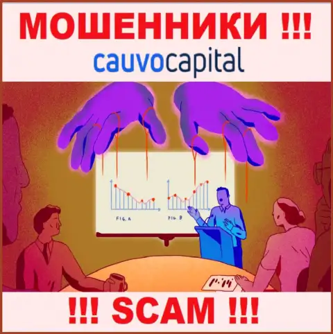 Не рекомендуем соглашаться совместно работать с интернет мошенниками Cauvo Capital, сливают вложения