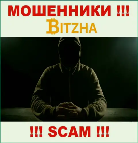 Зайдя на интернет-портал мошенников Bitzha24 Вы не отыщите никакой инфы об их руководящих лицах