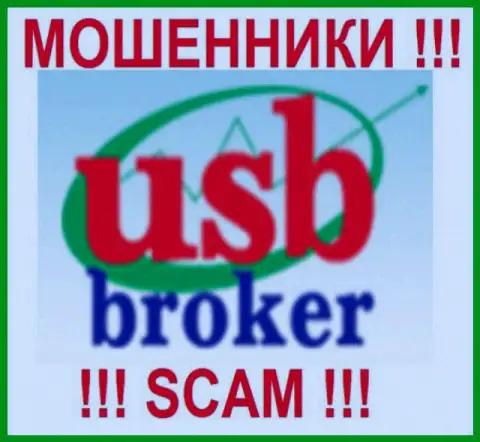 Логотип преступной Форекс компании УСББрокер Ком