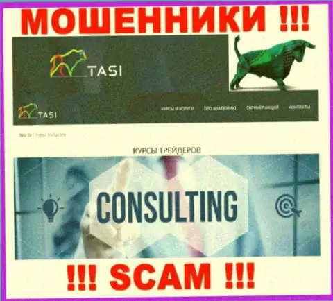 Мошенники ТасИнвест Ком представляются профессионалами в направлении Consulting